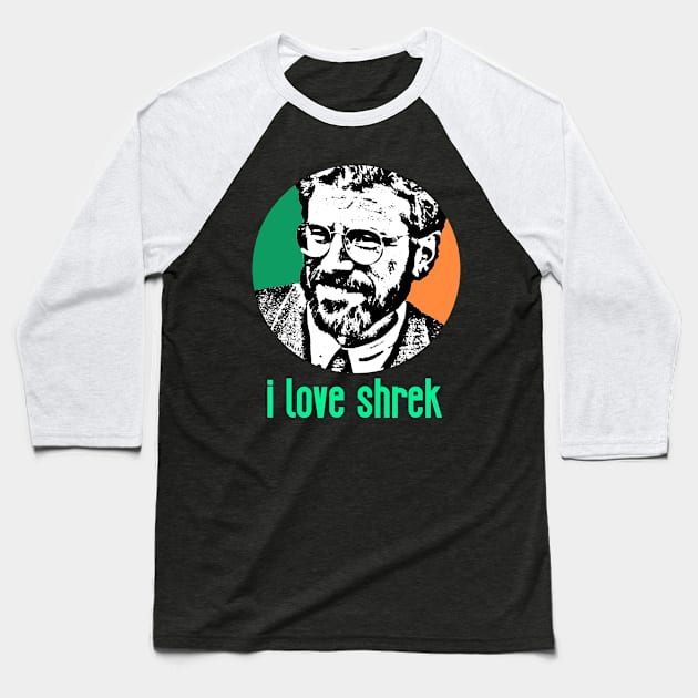 Gerry Adams Baseball T-Shirt by RevolutionInPaint